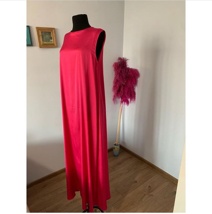 Вчернее платье макси 42-44 / чистый шелк