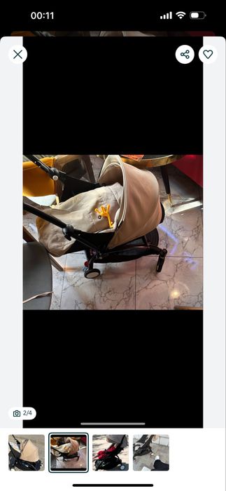 Коляска yoyo2 прогулочная и люлька 2в1