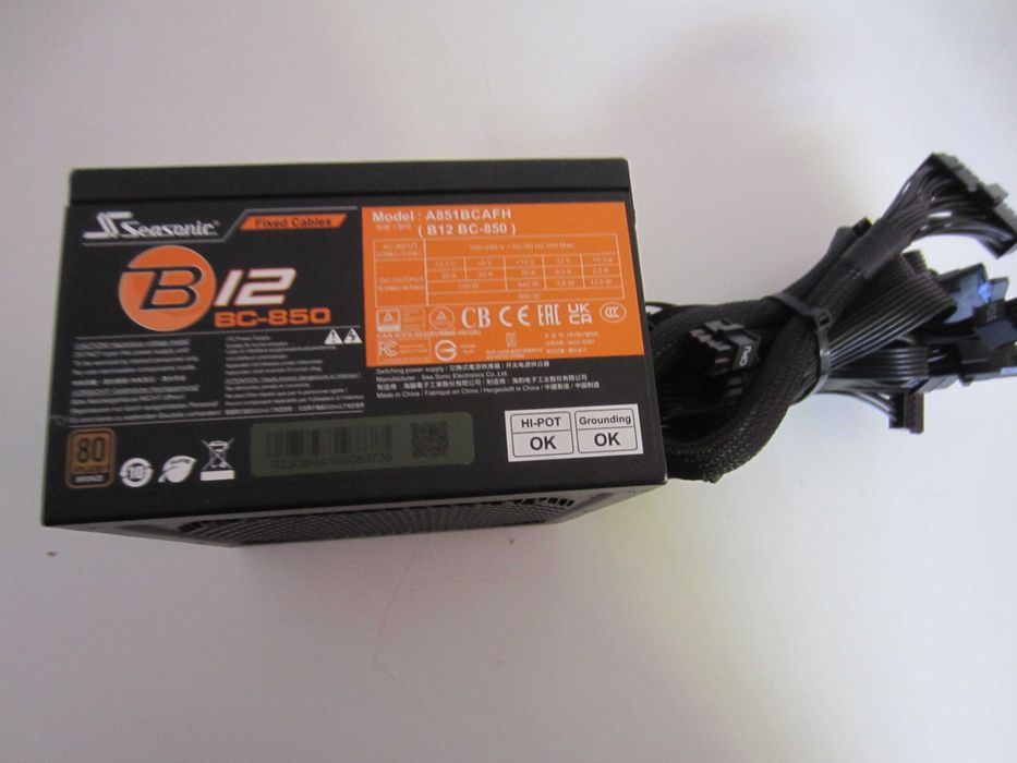 Захранване SEASONIC 850W BRONZE,почти ново. 2ХCPU 8pin (4+4)конектора