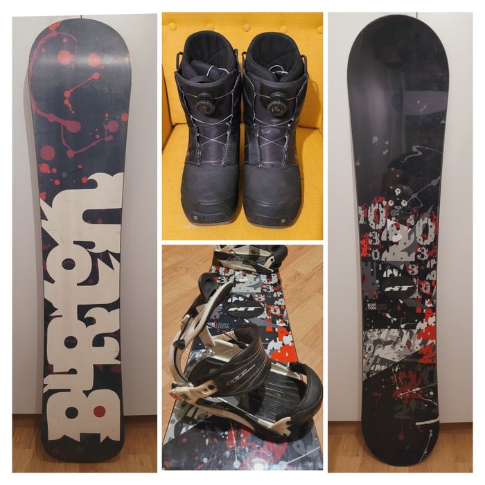 Placa snowboard burton 159 W + legături Fastec + boots Burton BOA 46