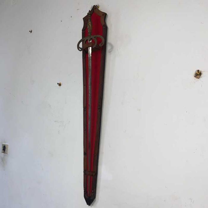 Panoplie decor sabie