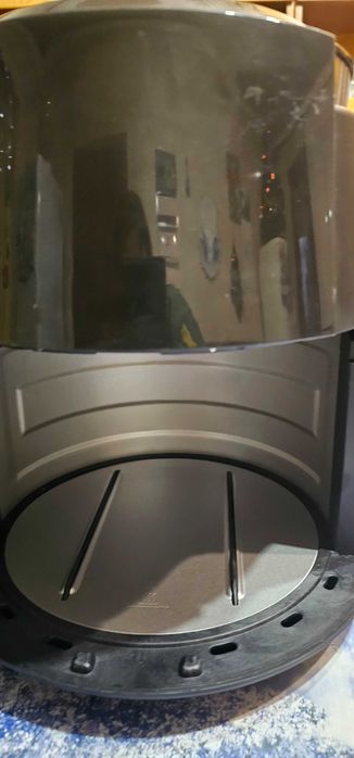 Air fryer deluxe noir