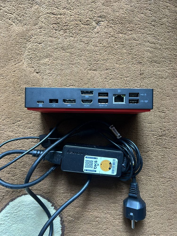 Lenovo ThinkPad USB-C Dock gen 2 cu alimentator original