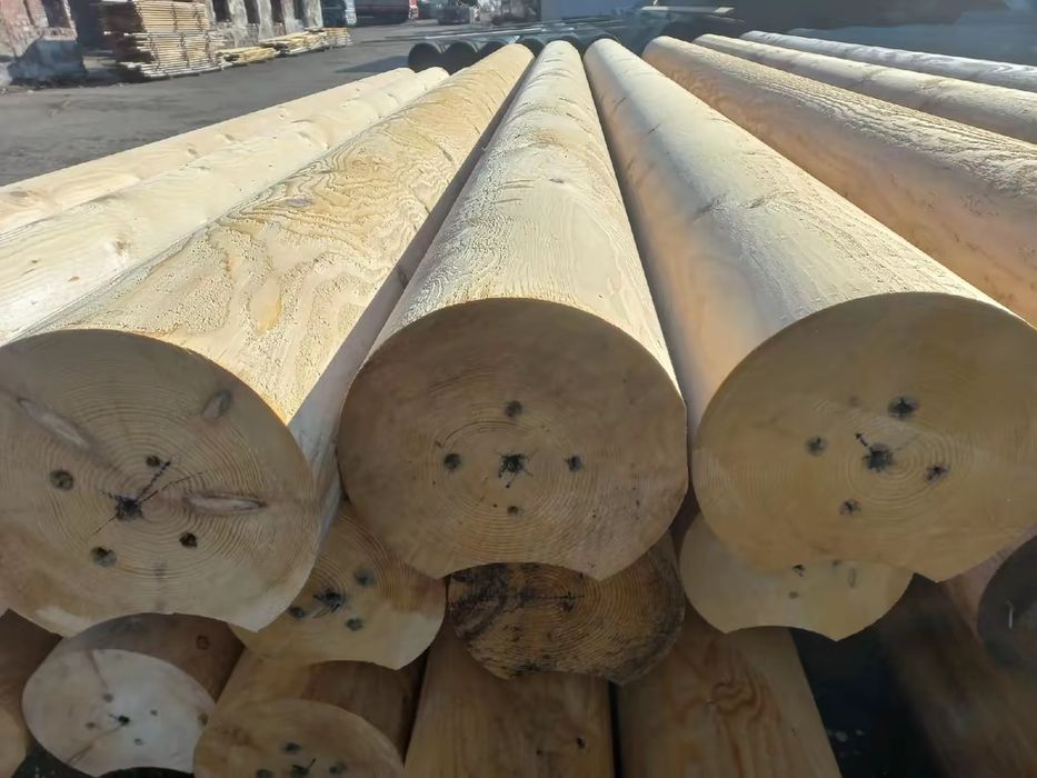 Lemn rotund calibrat pentru case,cabane,cherestea constructii,lambriu