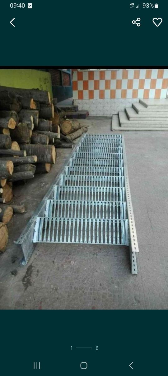 Scări metalice galvanizate