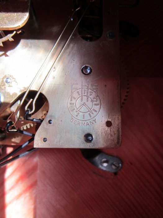 Ceas unicat mare Vintage functional handmade Germany mecanism mecanic