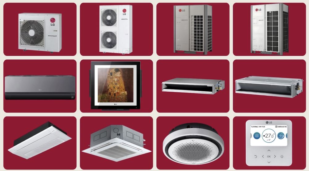 LG Кондиционеры VRF, чиллер , multi split из Южная Корея.