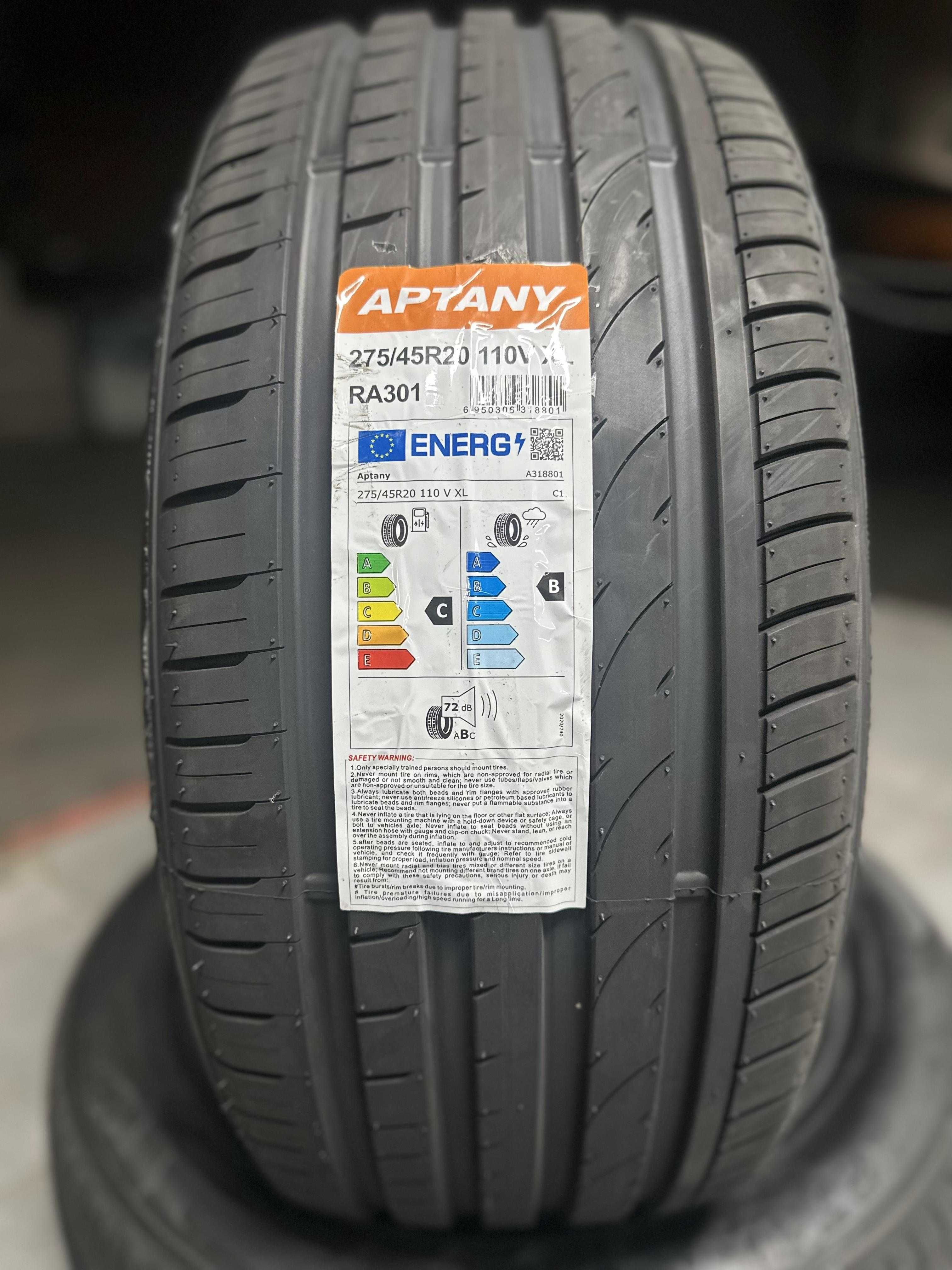 Нови Летни Гуми APTANY RA301 275/45R20 110V XL НОВ DOT