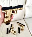 Pistol cu bile plastic incluse 500buc Metalic Airsoft cu arc