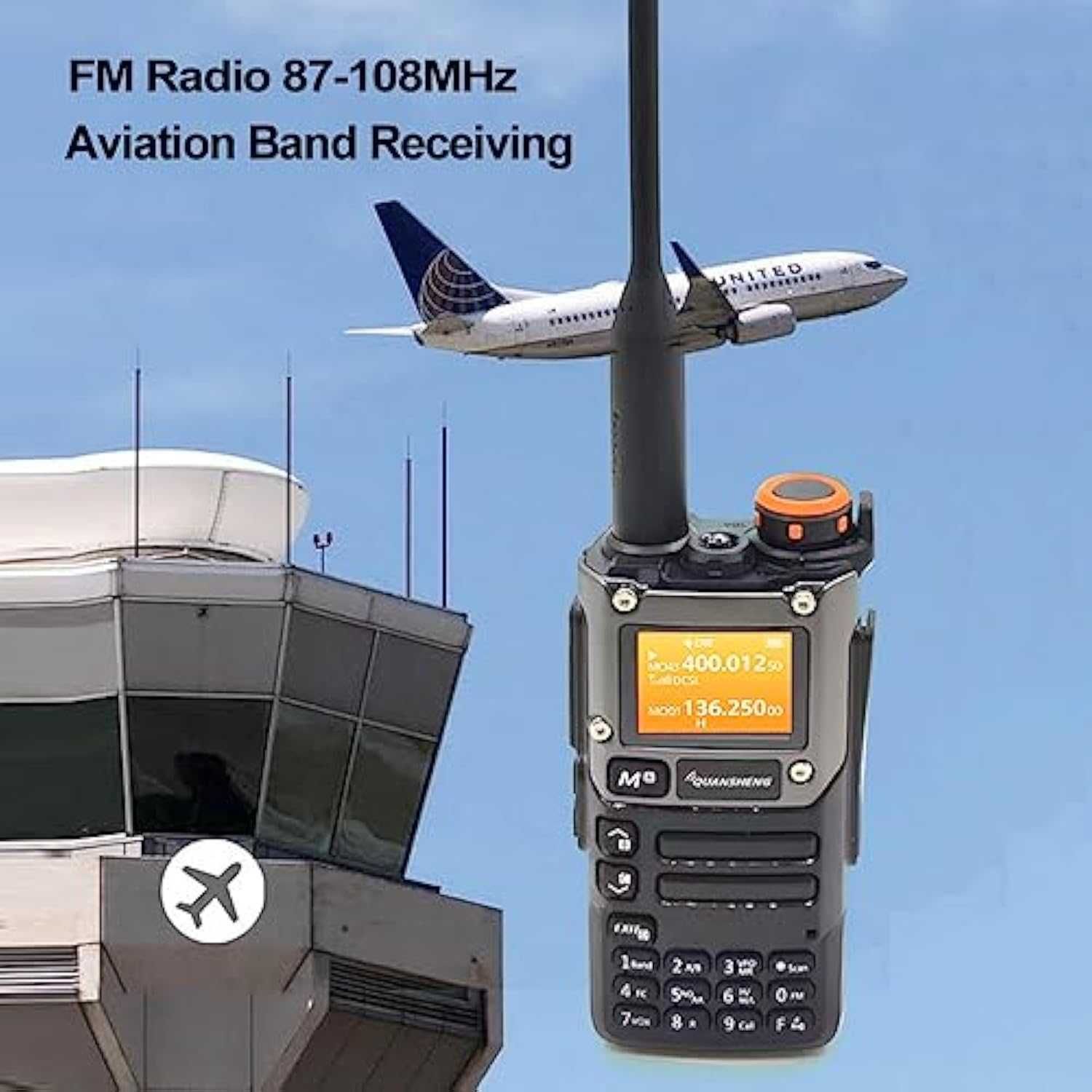 Quansheng UV-K6 /k5（8）радиостанции 5W 50-600MHz подобрен дизайн Промо