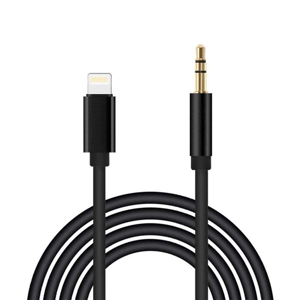 Преходник iPhone Lightning към ст.жак 3.5 mm мъжки DigitalOne SP00117