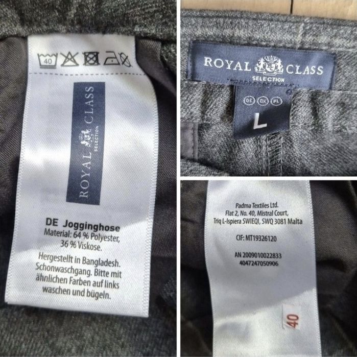 Pantaloni sport Jogger, cu șireturi, bărbați, Royal Class - XL