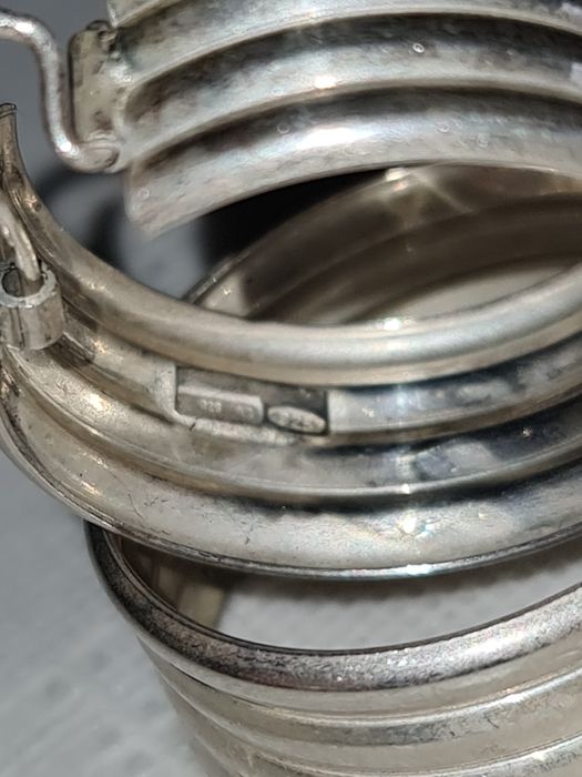 N cercei dama masivi argint 925,model deosebit