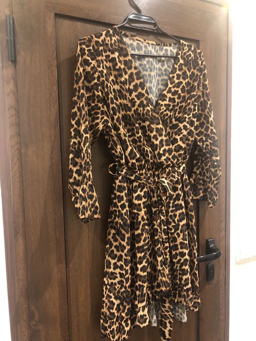 Леопардова къса рокля