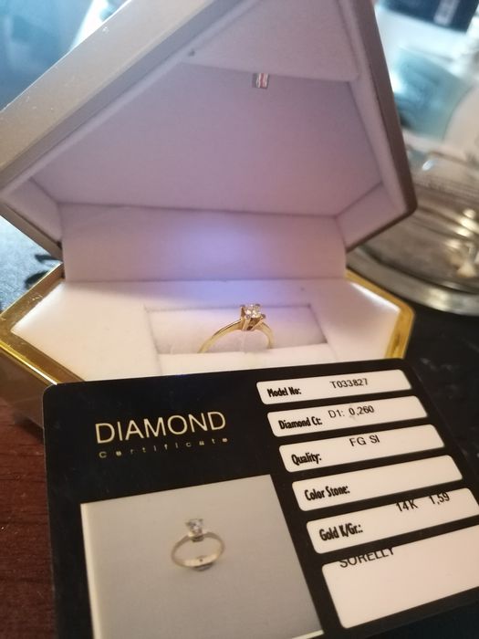 Inel cu diamant 14k
