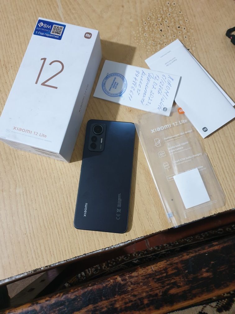 Xiaomi 12 Lite xotrasi 6.128gb karopka dakumenti bor