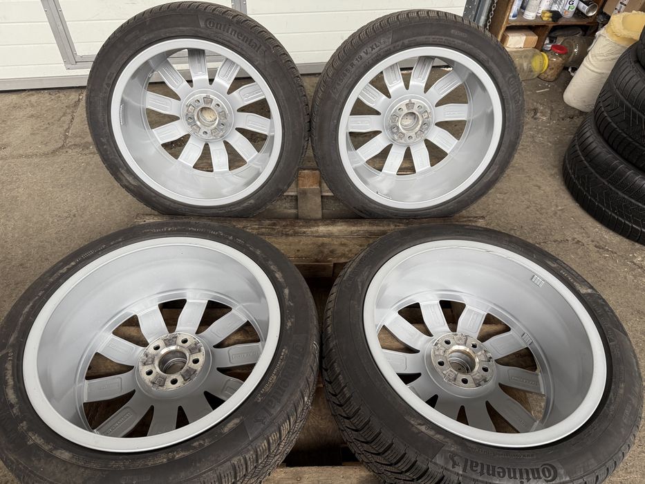 Jante originale Audi A6 cu anvelope iarna Continental 245/45 R19