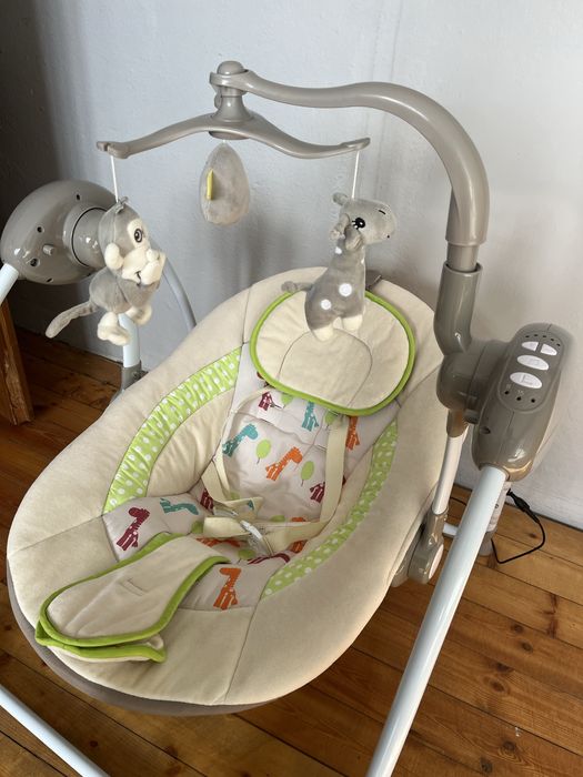 CANGAROO електрическа бебешка люлка BABY SWING+