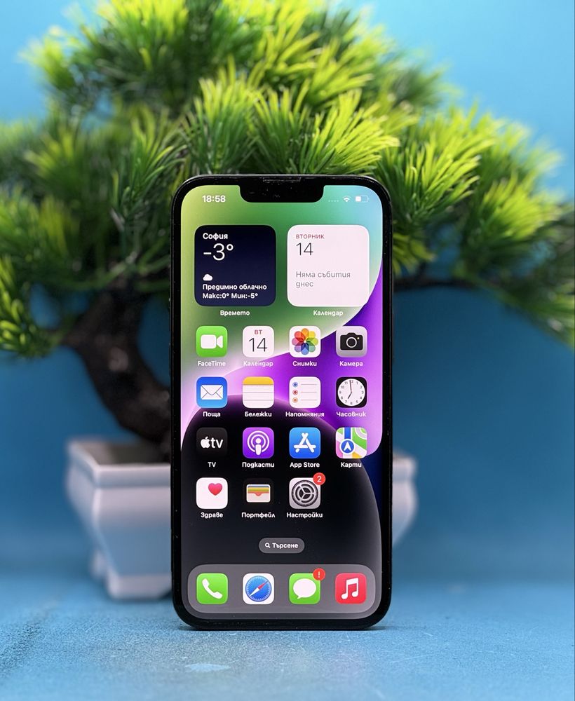 Apple iPhone 14, 128GB, 6GB RAM, 5G, Midnight