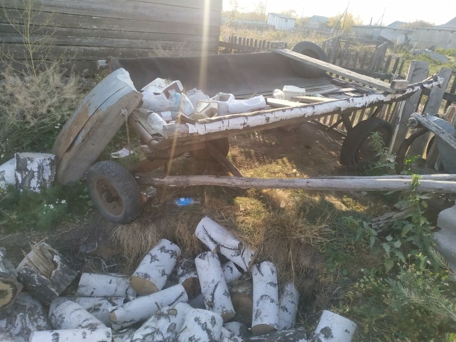 Продам телегу для лошади 35 тыс