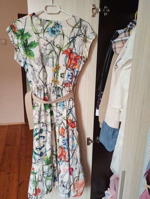 Дълга рокля с колан