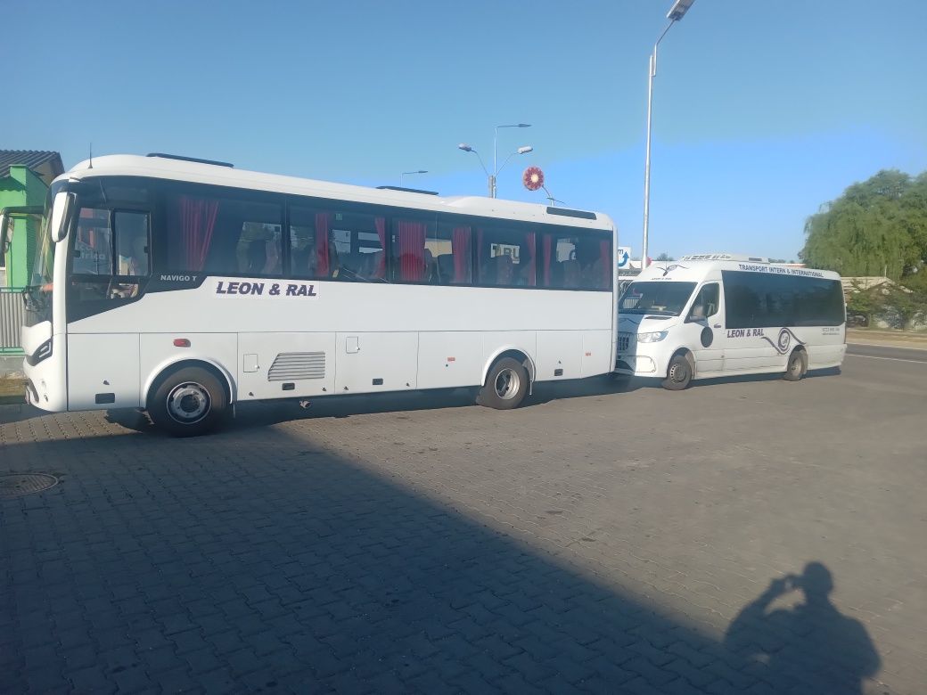 Inchiriere microbuz transport angajati salariati transfer aeroport