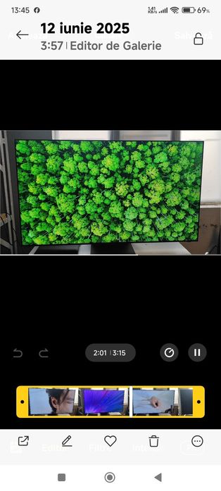 Tv QLED 140cm 8k SAMSUNG nou resigilat-