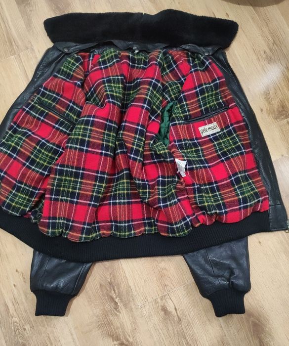 Geaca bomber din piele mărimea 52  L /XL