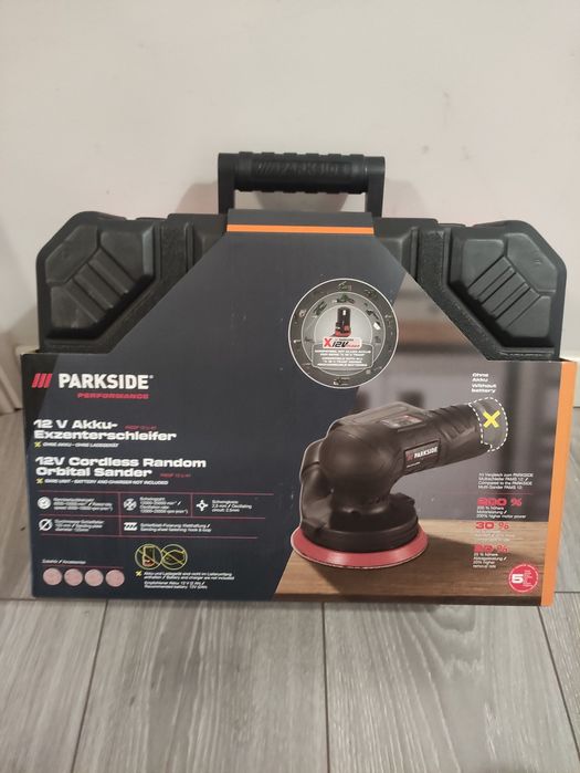 Slefuitor orbital  cu excentric Parkside Performance pe baterie 12 V