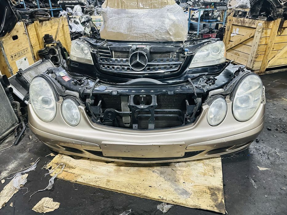 W211 ноускат бампер фары телевизор авторазбор мерседес бу запчасть мер