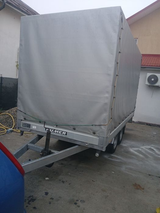 Remorca auto axa dubla humer