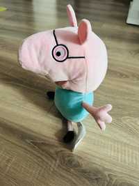 Peppa Pig Plush Tata purcelus scoate sunete si canta.