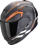 Мото каска Scorpion EXO 491 KRIPTA Matt Black/Orange/White ,очила!
