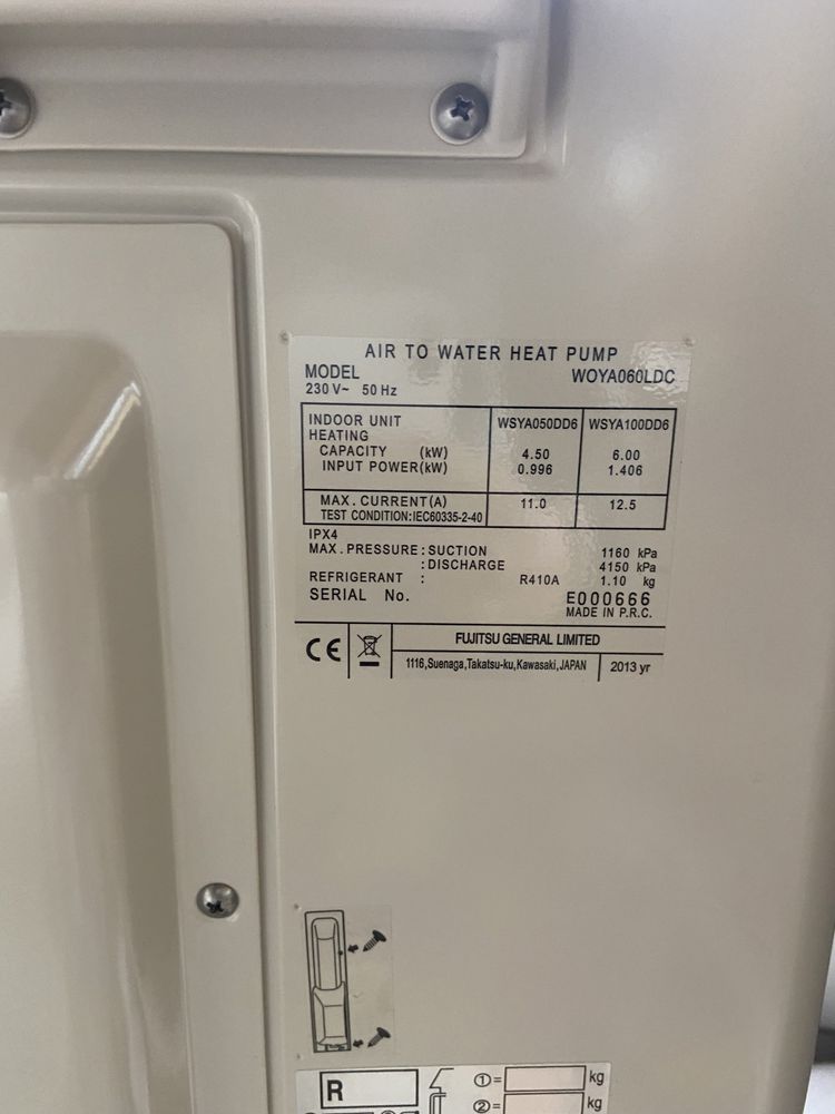 Urgent Pompa de caldura 6KW Fujitsu