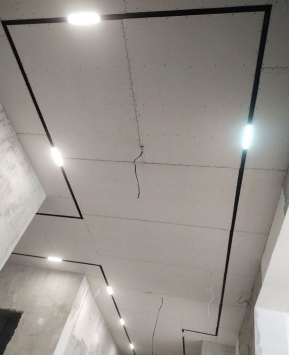 Монтаж перегородок, стен, потолков из гипсокартона