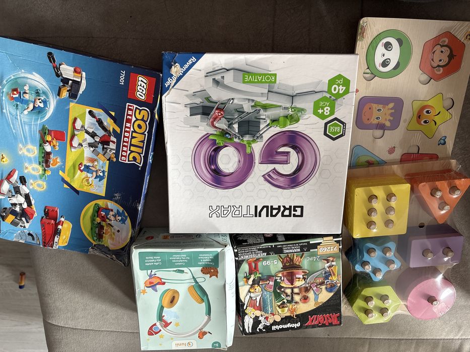 Нови играчки- Lego, Gravitrax, сортер, playmobil , детски слушалки