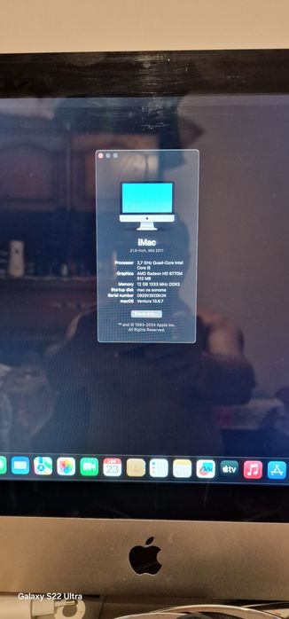 Imac mid 2011,21.5inchi