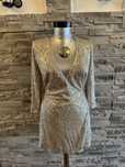 Rochie petrecuta paiete Roserry bej superba
