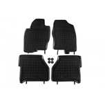 Set covorase auto din cauciuc Navara/Frontier (D40) 2004-2016; negru, 4 bucati