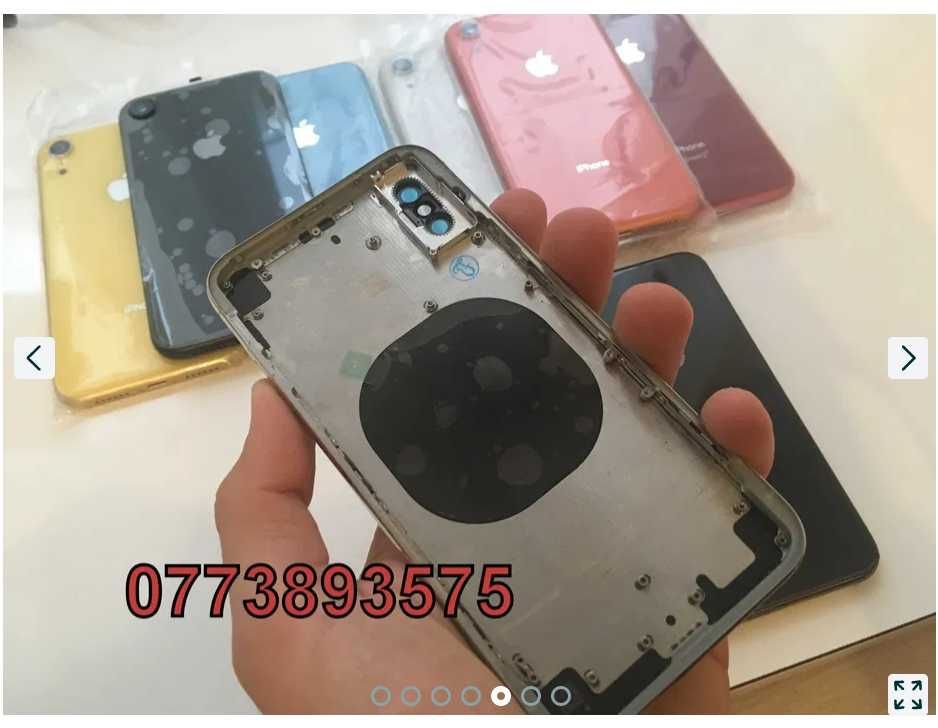 Carcasa sasiu iPhone X 10 XR XS 11 MAX PRO capac sticla rama spate