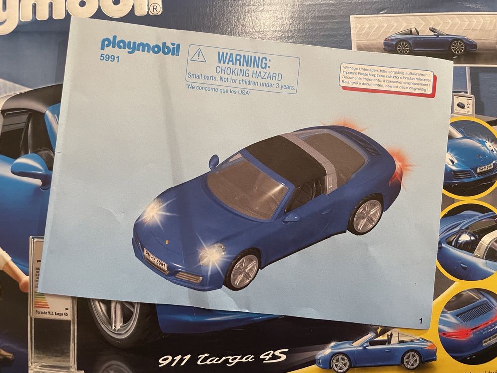 Playmobil 5991 Порше 911 Тарга Porsche Targa 4S