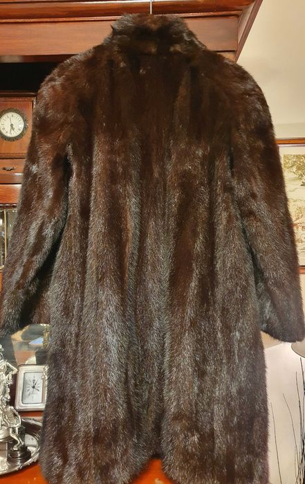 Италианско кожено палто Визон