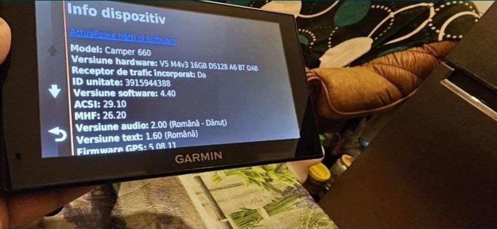 GPS auto,marca Garmin seria 660LMT-D Camper pentru Rulota si transit