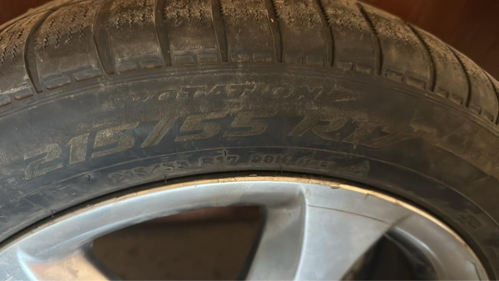 215/55/17 колесо в сборе