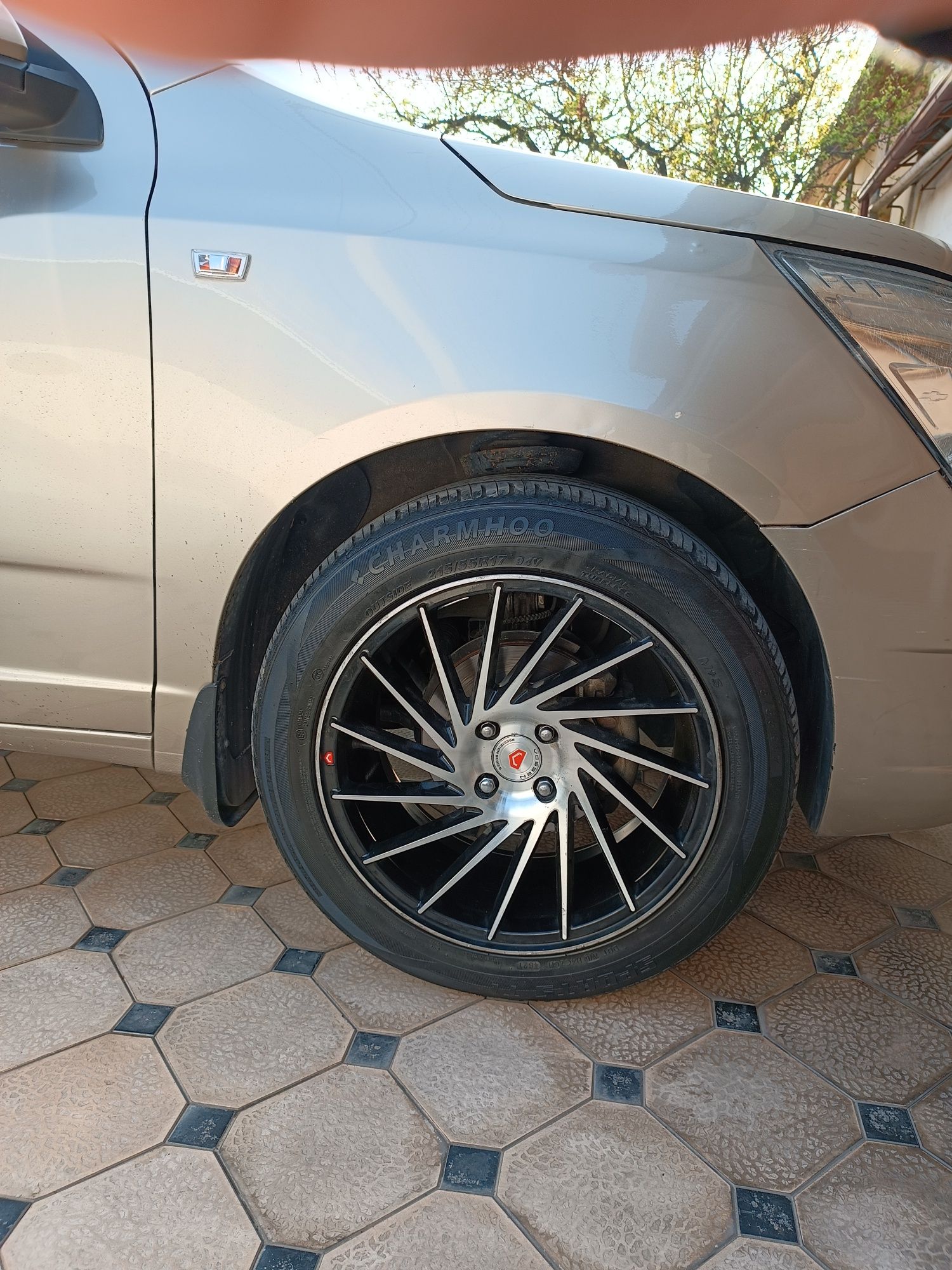 Vossen Diska Balon 215 55 R17 J8 Holati  yaxshi