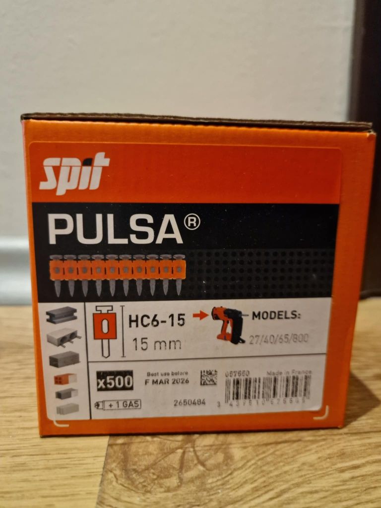 Spit pulsa пирони с газ