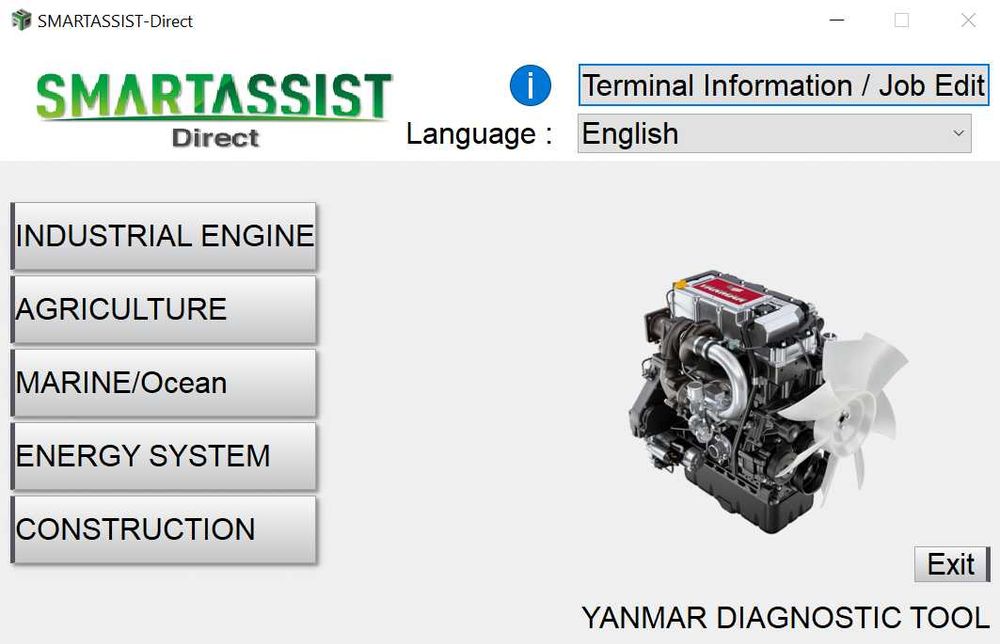 Tester/Diagnoza Dedicata YANMAR excavatoare, tractoare, barci, agricol