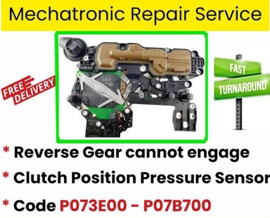 P073E00 P07B700 725.0 9g tronic 7g 722.8 cvt dsg stronic reparații