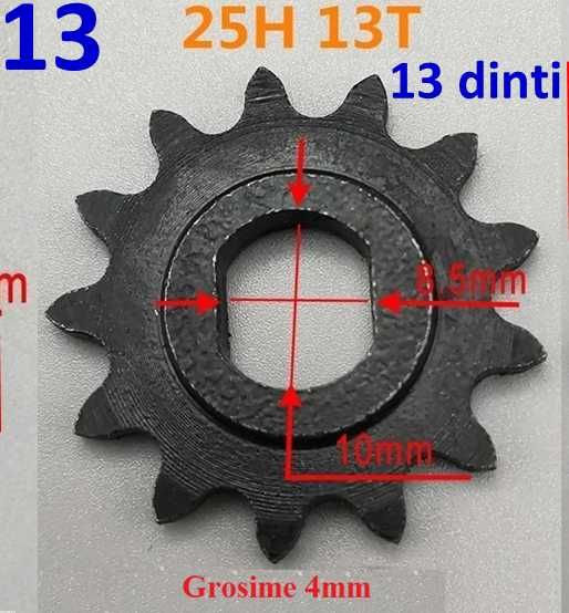Pinioane 6,7,11,13,14,20,44 dinti pentru motor. Pinion Noi!