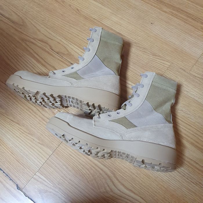 Cizme militare UFCW Mondo PT Vibram Steel Toe din piele/pânză nr. 14 R